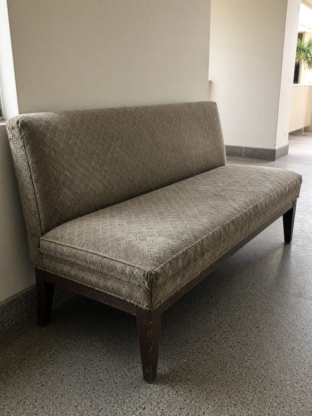 Bench ready for haul-away in San Diego