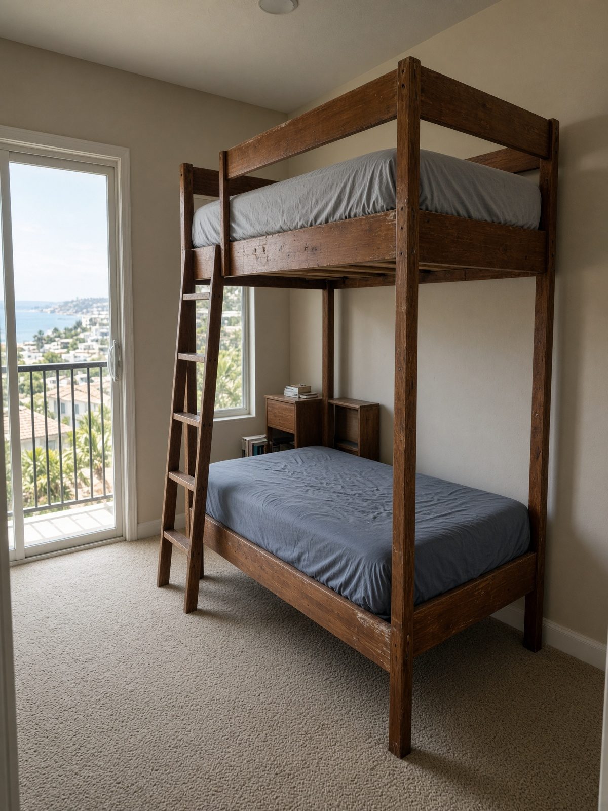 Bunk bed ready for haul-away in San Diego
