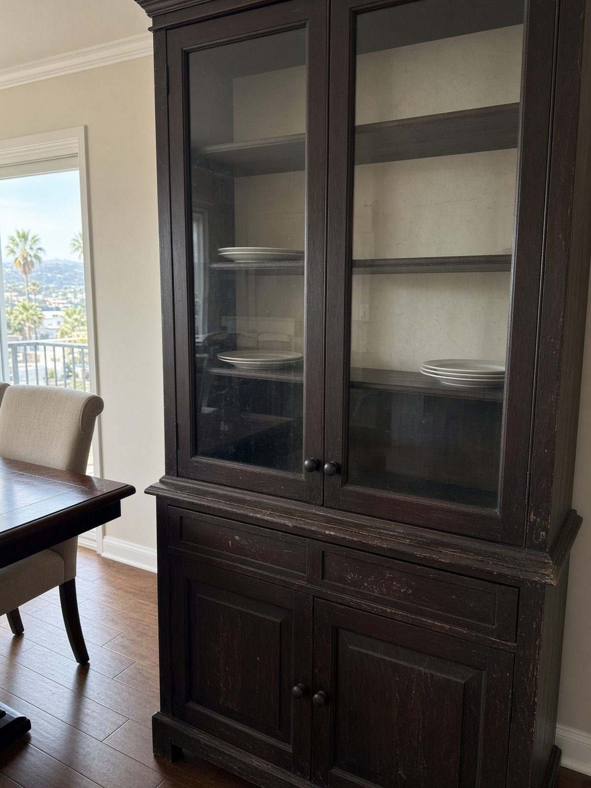 China cabinet ready for haul-away in San Diego