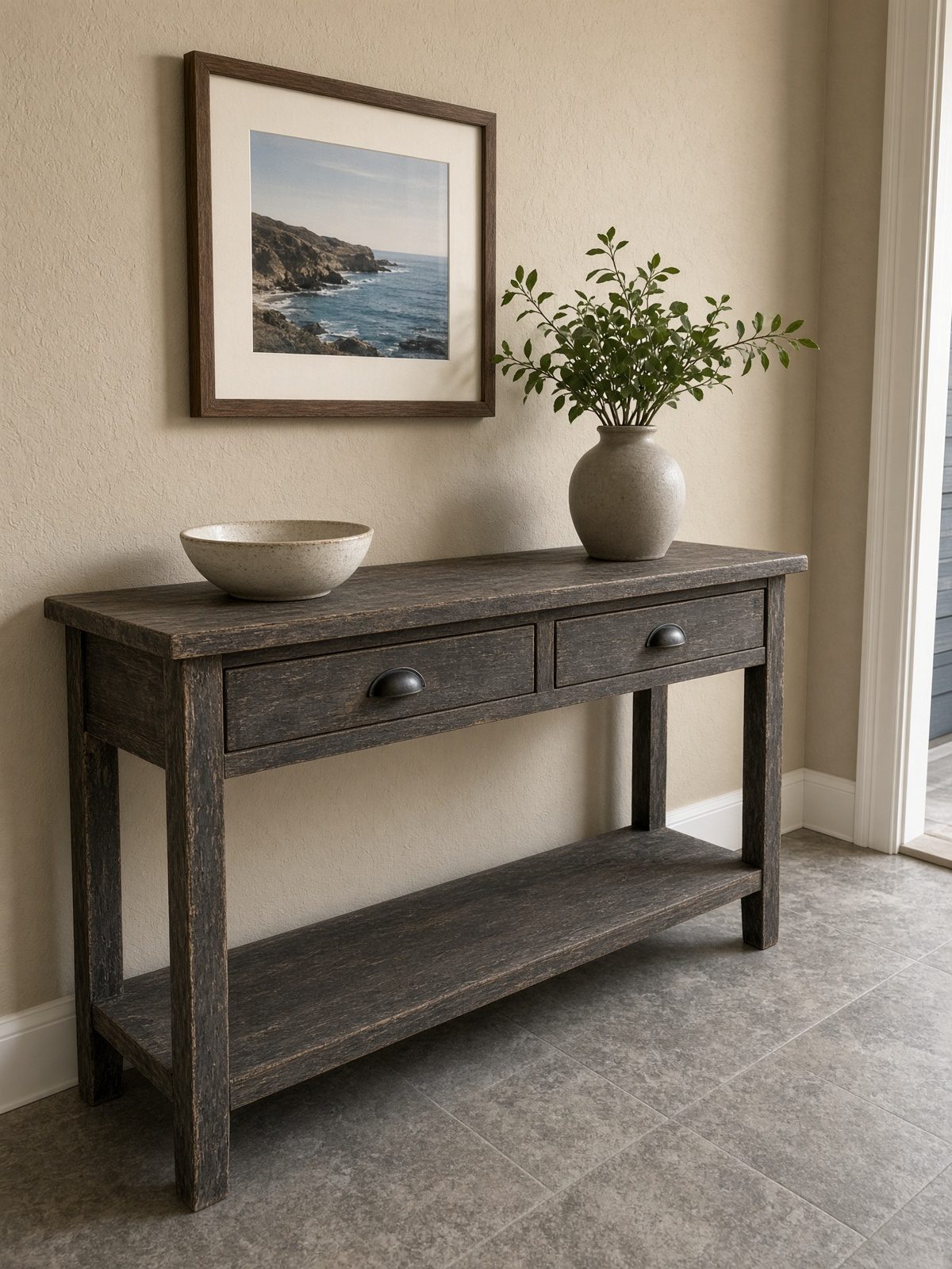 Console table ready for haul-away in San Diego