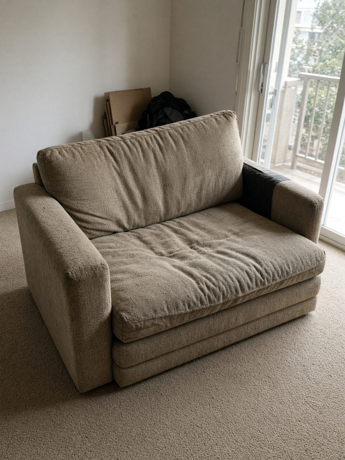 Futon ready for haul-away in San Diego