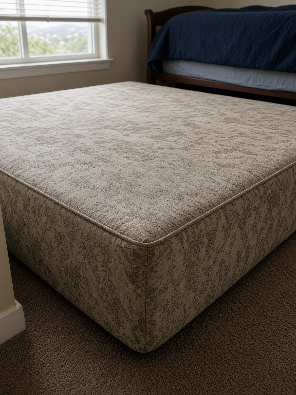 Queen / full box spring ready for haul-away in San Diego